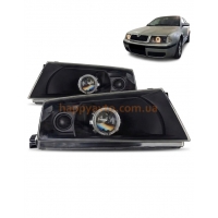 Фары Skoda Octavia tour 2000-2010 с BiLed линзами и ангельскими глазками